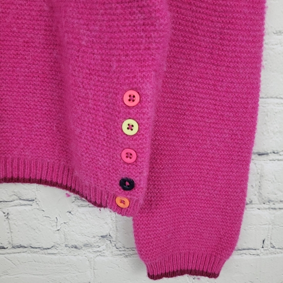 TABITHA WEBB | lambswool blend knit long sleeve button detail sweater - Picture 4 of 9
